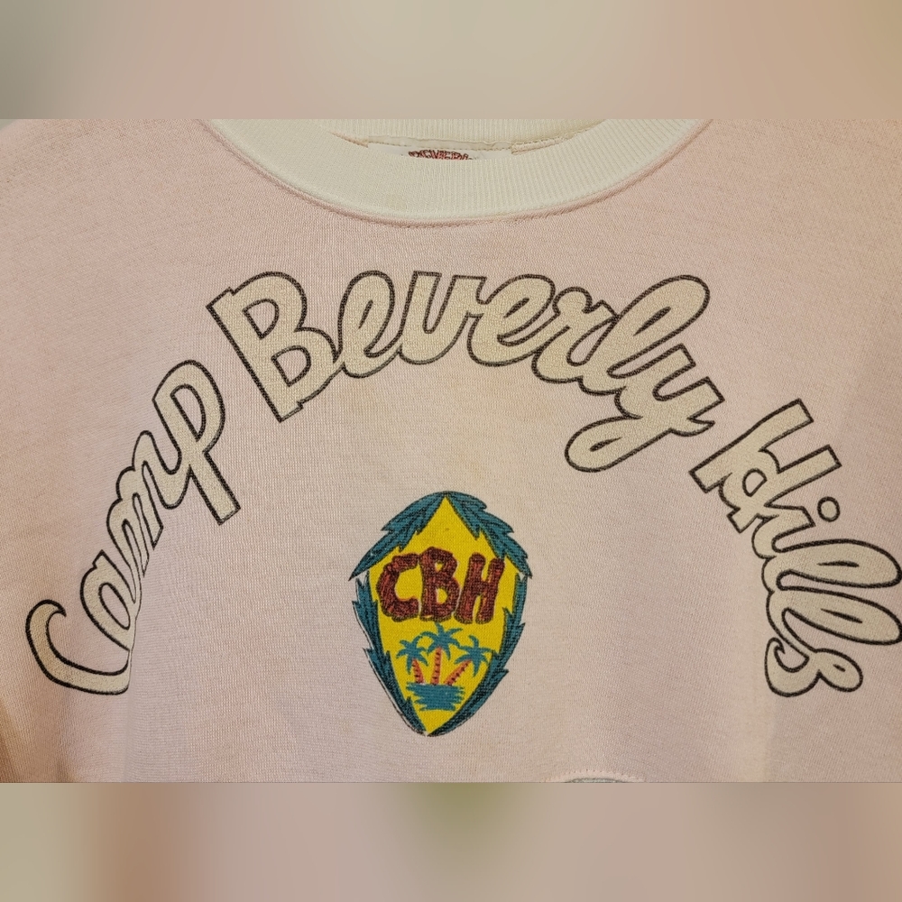 Size M-Vintage 80s Camp Beverly Hills Sweatshirt - Picture 2 of 5